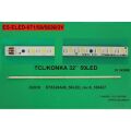 TV LED BAR -2243 1 Lİ ÇUBUK-SN032LD6MSTS320A-ELED071-WİNKEL
