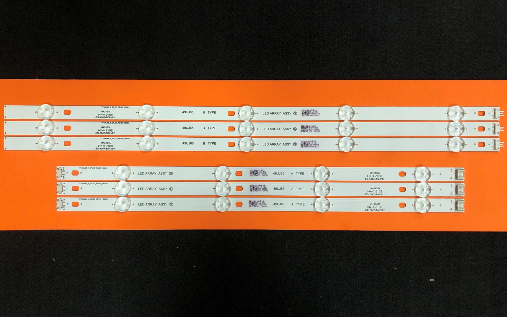 TV LED BAR 2200 TAKIM 6 LI-49UJ701V 49UJ651V 17Y 49UJ65 35880 35881-ES-1047-WİNKEL