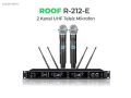 ROOF R-212 UHF 2 EL TELSİZ MİKROFON