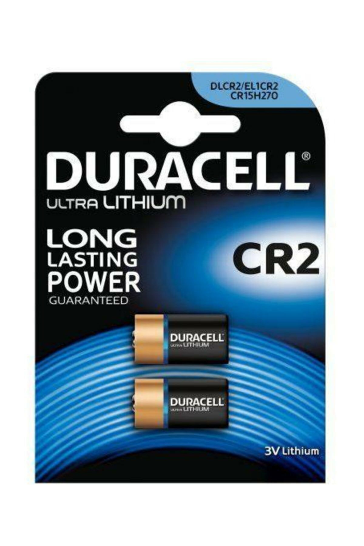 DURACELL CR2 PİL 2 Lİ KART