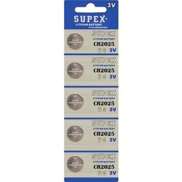 SUPEX 2025 PARA PİL 5 Lİ KART