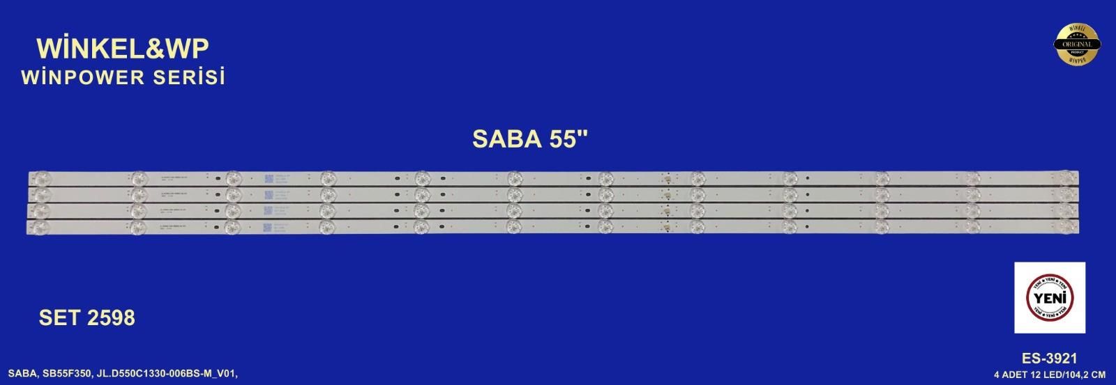 TV LED BAR 2598 TAKIM SB55F350 - D550C1330-006BS-M_V01- WİNKEL