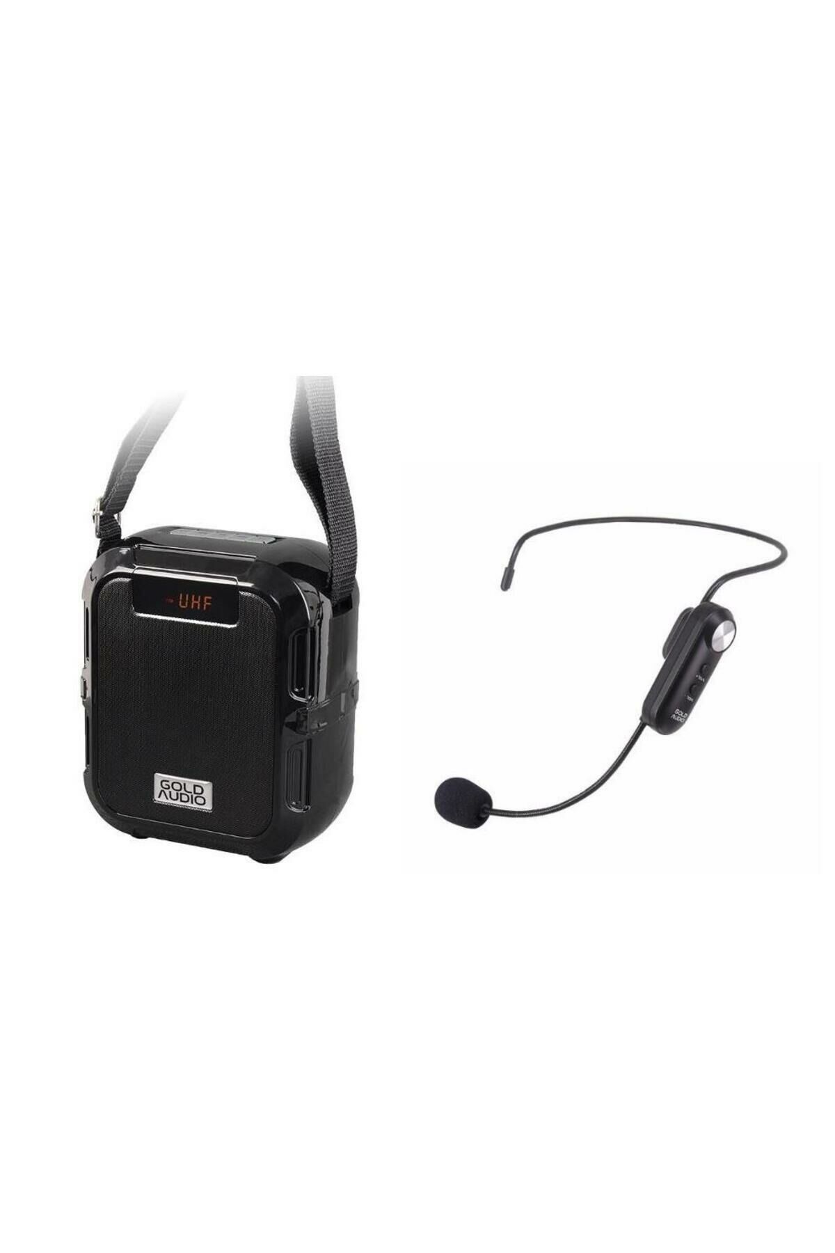 REHBER ANFİSİ 1 KAFA ŞARJLI BLUETOOTH KABLOSUZ-GOLD AUDIO GR18