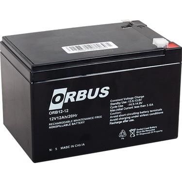 12 VOLT 12 AMPER AKÜ ORBUS-ÖLÇÜLER 150*97*95 mm. - 3,3 kg.