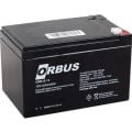 12 VOLT 12 AMPER AKÜ ORBUS-ÖLÇÜLER 150*97*95 mm. - 3,3 kg.
