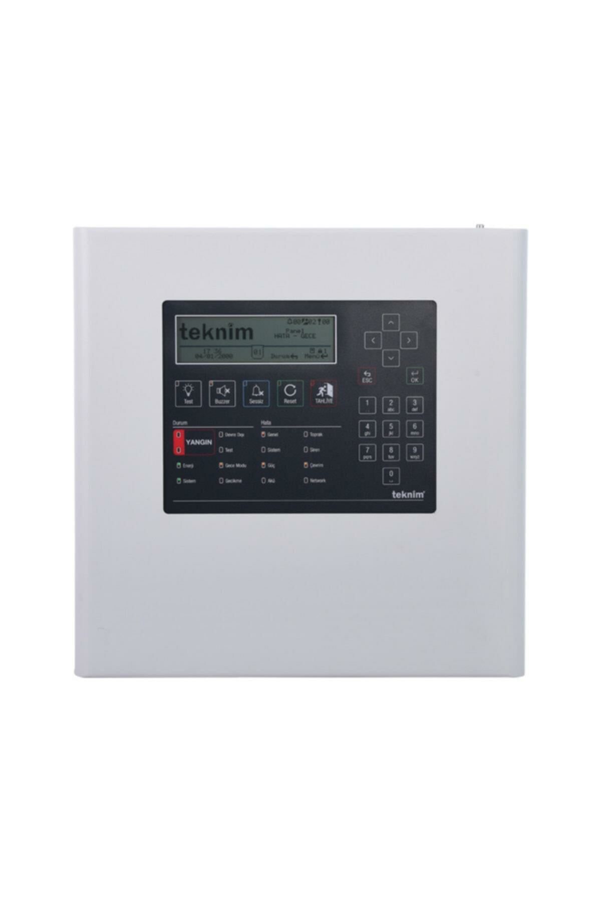 TEKNİM TFP-1214 AKILLI ADRESLİ YANGIN ALARM PANELİ NETWORK EDİLEBİLİR 4 LOOP