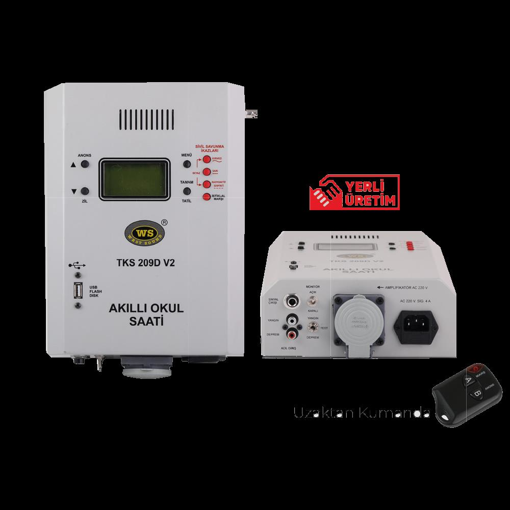 WEST SOUND TKS 209 V2 AKILLI OKUL SAATİ DUVAR TİPİ USB Lİ