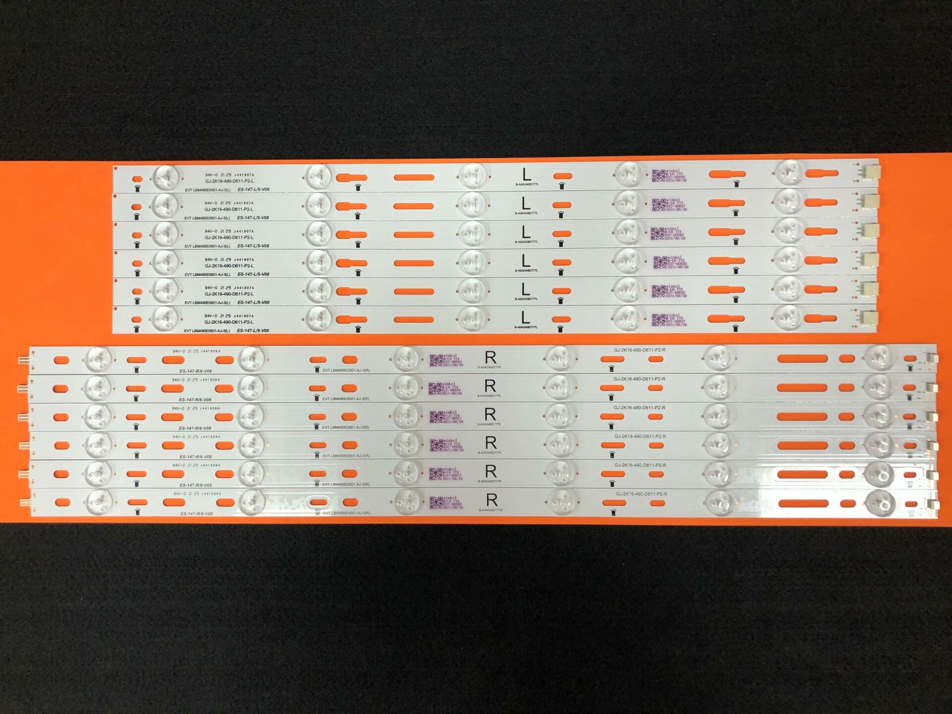 TV LED BAR -2063 TAKIM 12 Lİ-49PUK4900/12,49PUF6701/T3,49PUK4900,49PFS5301-ES-147-WİNKEL