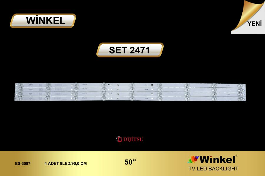 TV LED BAR -2471 TAKIM 4 LÜ-50DS7700,YE-50020,K500WD01 2021-6-30 4708-ES-3087-WİNKEL