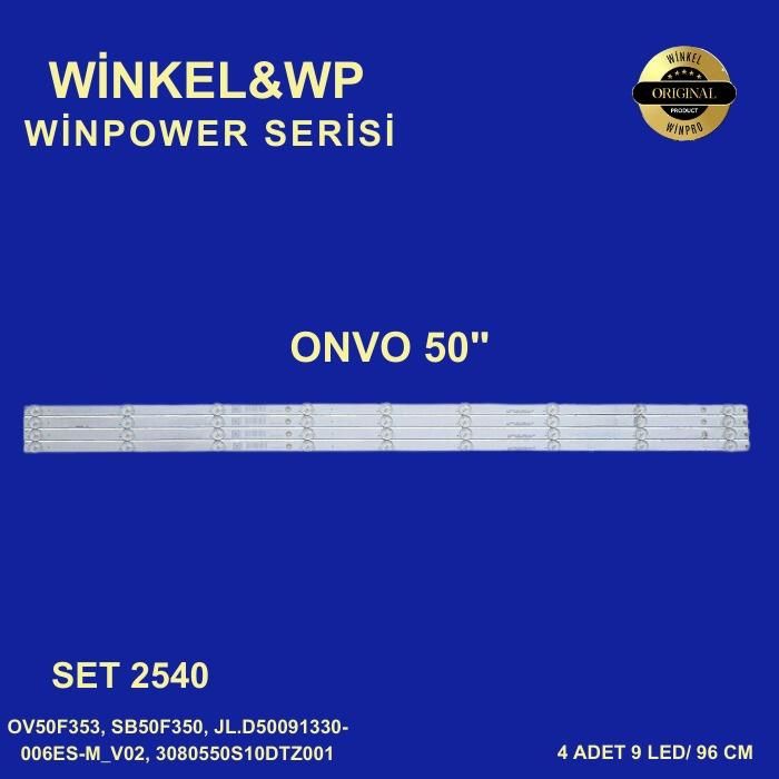 TV LED BAR -2540 TAKIM 4 LÜ-OV50F353,SB50F350,D50091330-006ES,3080550S10DTZ001-WİNKEL