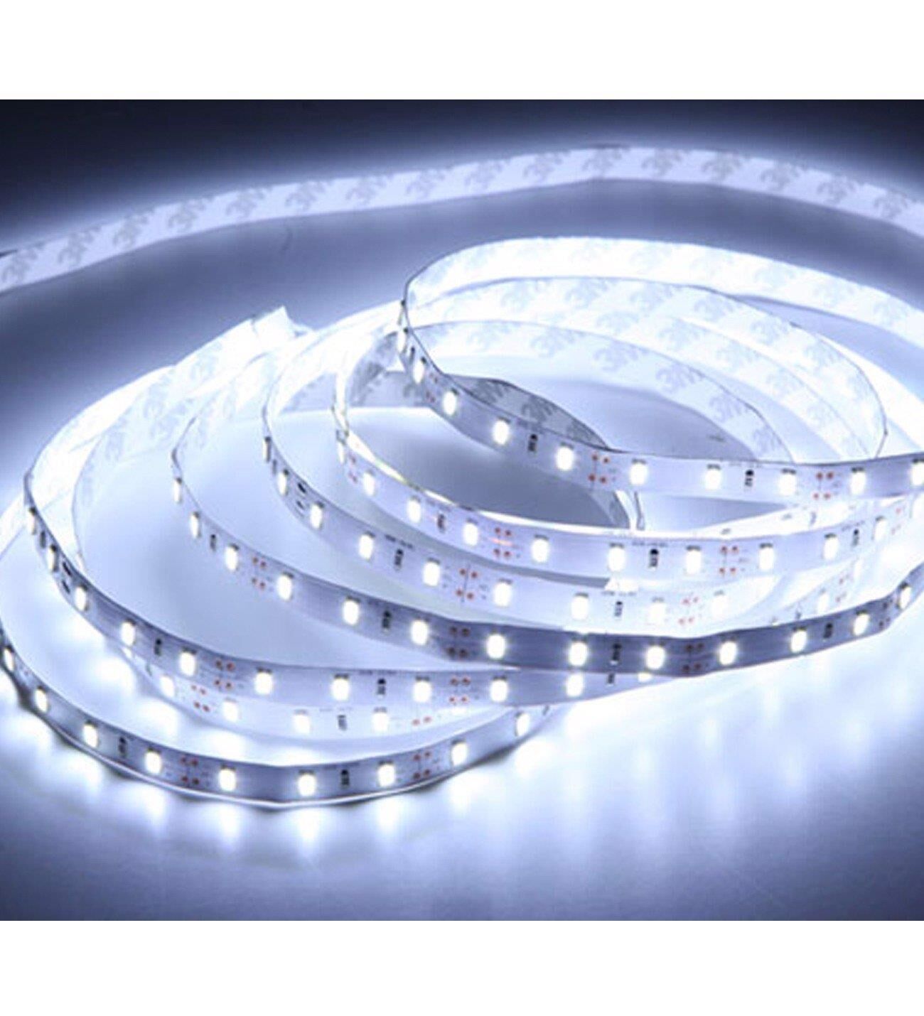 ŞERİT LED 12 V İÇ MEKAN 120 LEDLİ 5MT BEYAZ IŞIK-CATA