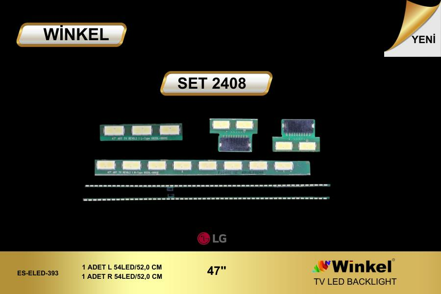 TV LED BAR -2408 2 Lİ CUBUK-LC470EUH-6916L-0824A-47LM760S,47LM860-ELED-WİNKEL