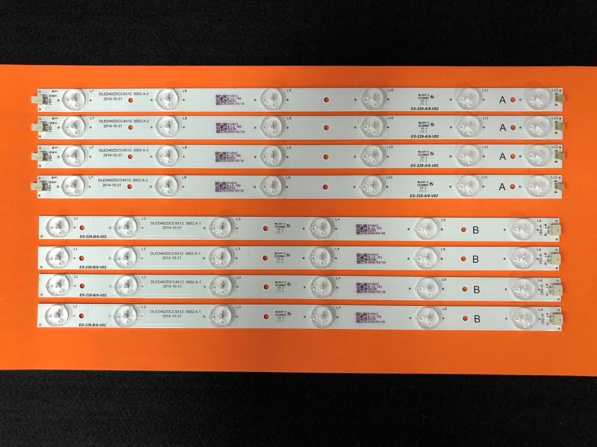 TV LED BAR -2074 TAKIM 8 Lİ-DLED40ZDCC-AWOX 40102-ES-229-WİNKEL