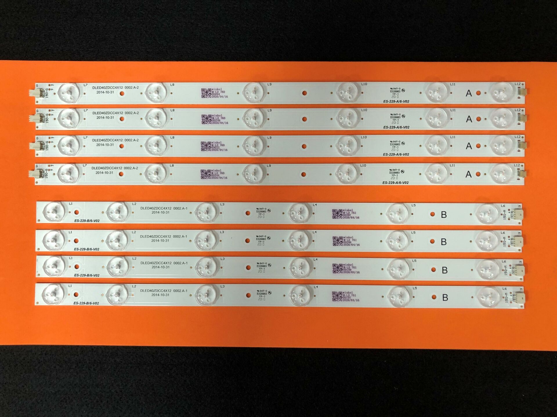 TV LED BAR -2074 TAKIM 8 Lİ-DLED40ZDCC-AWOX 40102-ES-229-WİNKEL