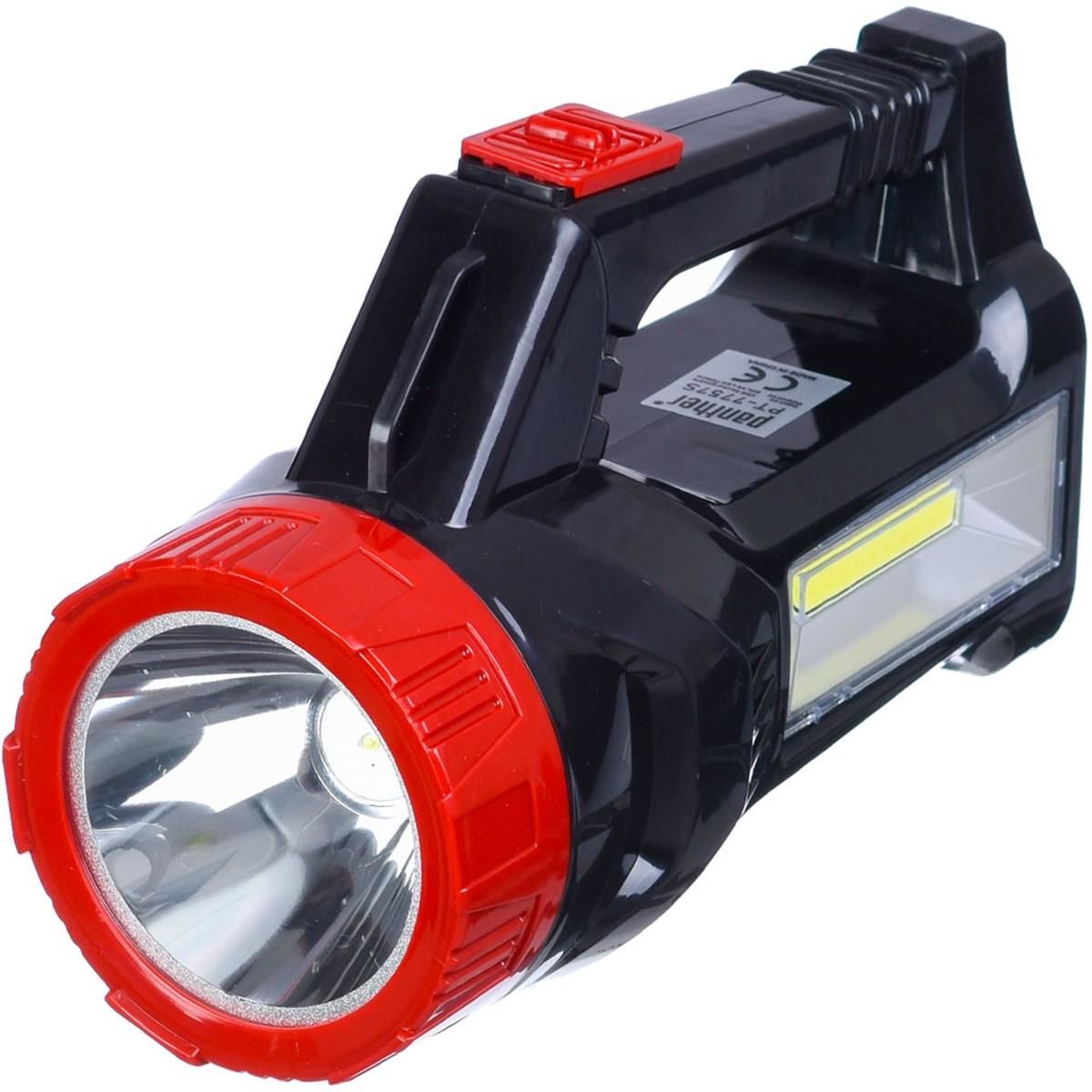 PANTHER PT-7757 ŞARJLI GÜNEŞ PANELLİ EL FENERİ