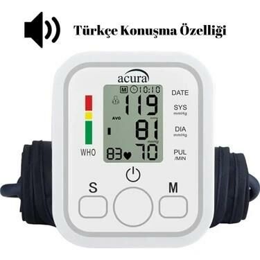 TANSİYON ALETİ KOLDAN ÖLÇME KONUŞAN MODEL ACURA AC-463K