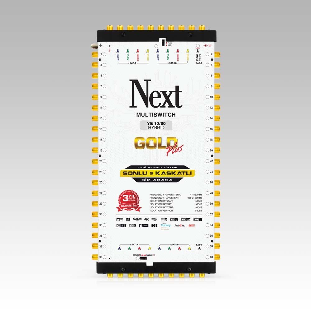 NEXT YE-10/80 HYBRID SONLU/KASKATLI SANTRAL(ADAPTÖR DAHİL)
