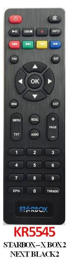 KUMANDA 1658  KR5545 ERU356 - NEXT STARBOX,XBOX,BOTECH