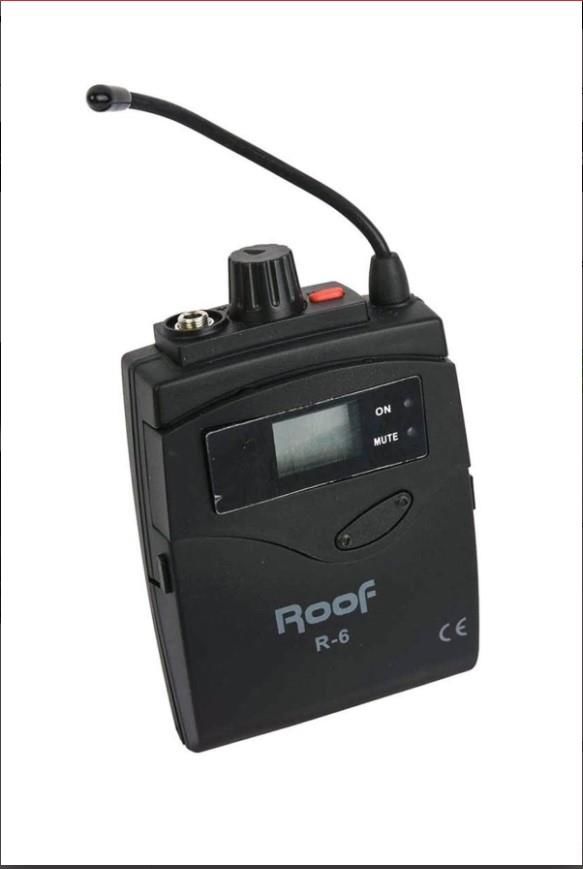 ROOF R-6-4000-8000- İÇİN KABLOSUZ YAKA MİKROFONU