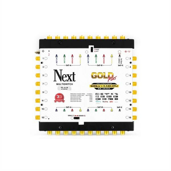 NEXT YE-10/16 HYBRID SONLU/KASKATLI SANTRAL (ADAPTÖR DAHİL)