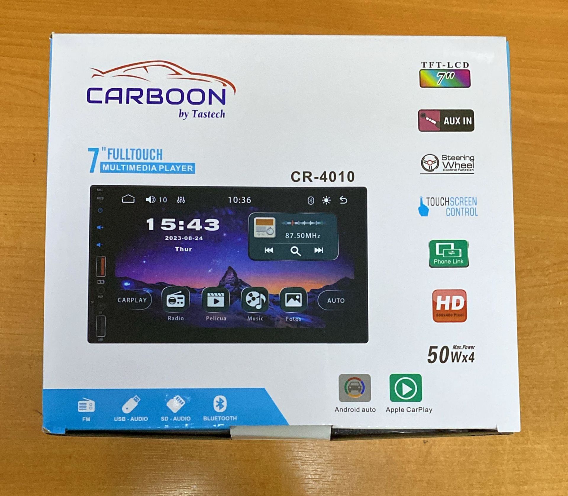 CARBOON CR-4010 7'' DOUBLE CARPLAY OTO TEYP