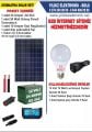 SOLAR AYDINLATMA SETİ- 50 WATT PANEL - 24 AMPER JEL AKÜ 12 VOLT SİSTEM