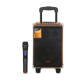 BAAB B-Q12 12''30CM KABLOSUZ 1 EL MİKROFON BLUETOOTH ŞARJLI MÜZİK KUTUSU