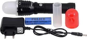 Police PS-22 Cree Led + Zoom + Magnet Şarjlı El Feneri