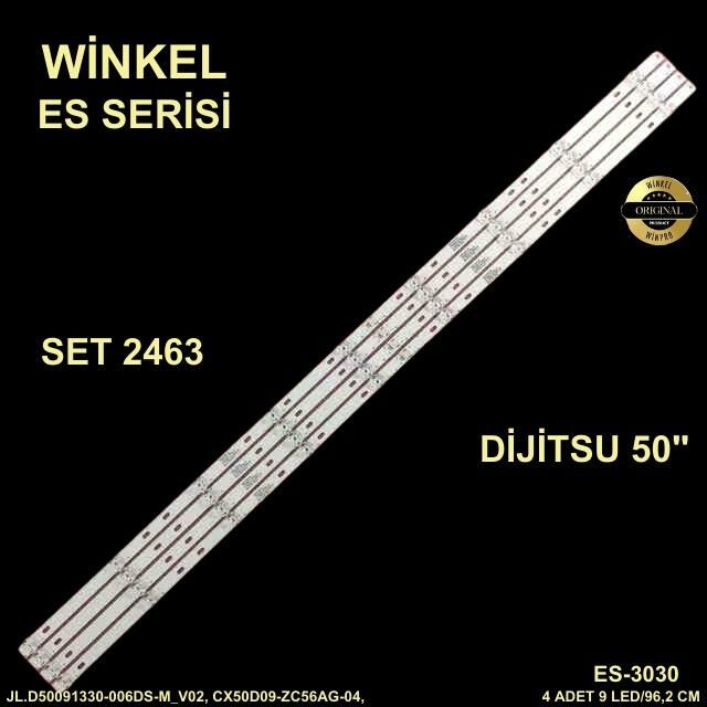TV LED BAR -2463 TAKIM 4 LÜ- DJTV501 - DJTV50S - ST-5050 - OV50F353 -  WİNKEL