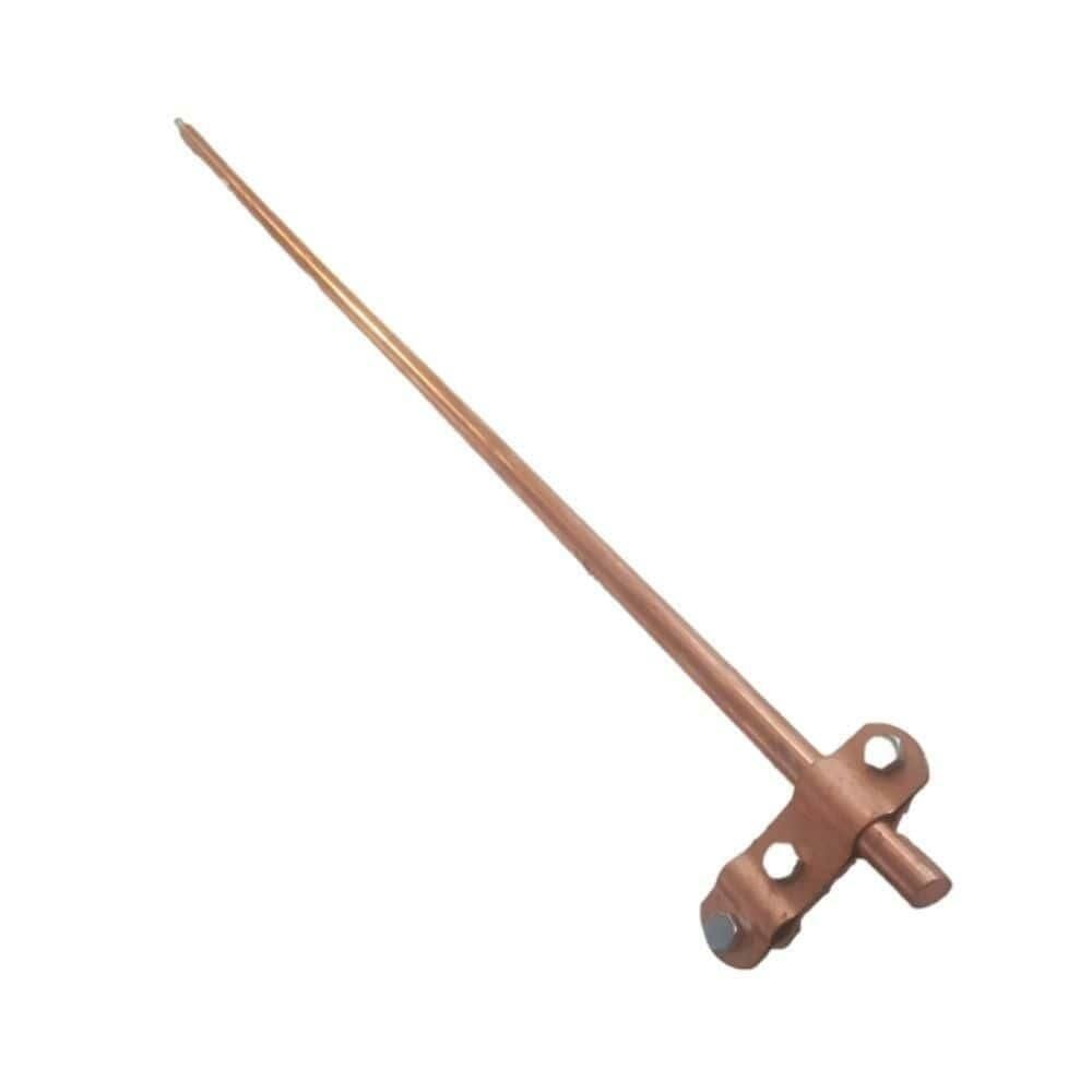TOPRAKLAMA ÇUBUĞU Q16 TAM BAKIR 1.6 MM 1.5  METRE