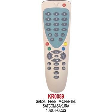 KUMANDA 643-SANSUI FREE TV YERİNE 672