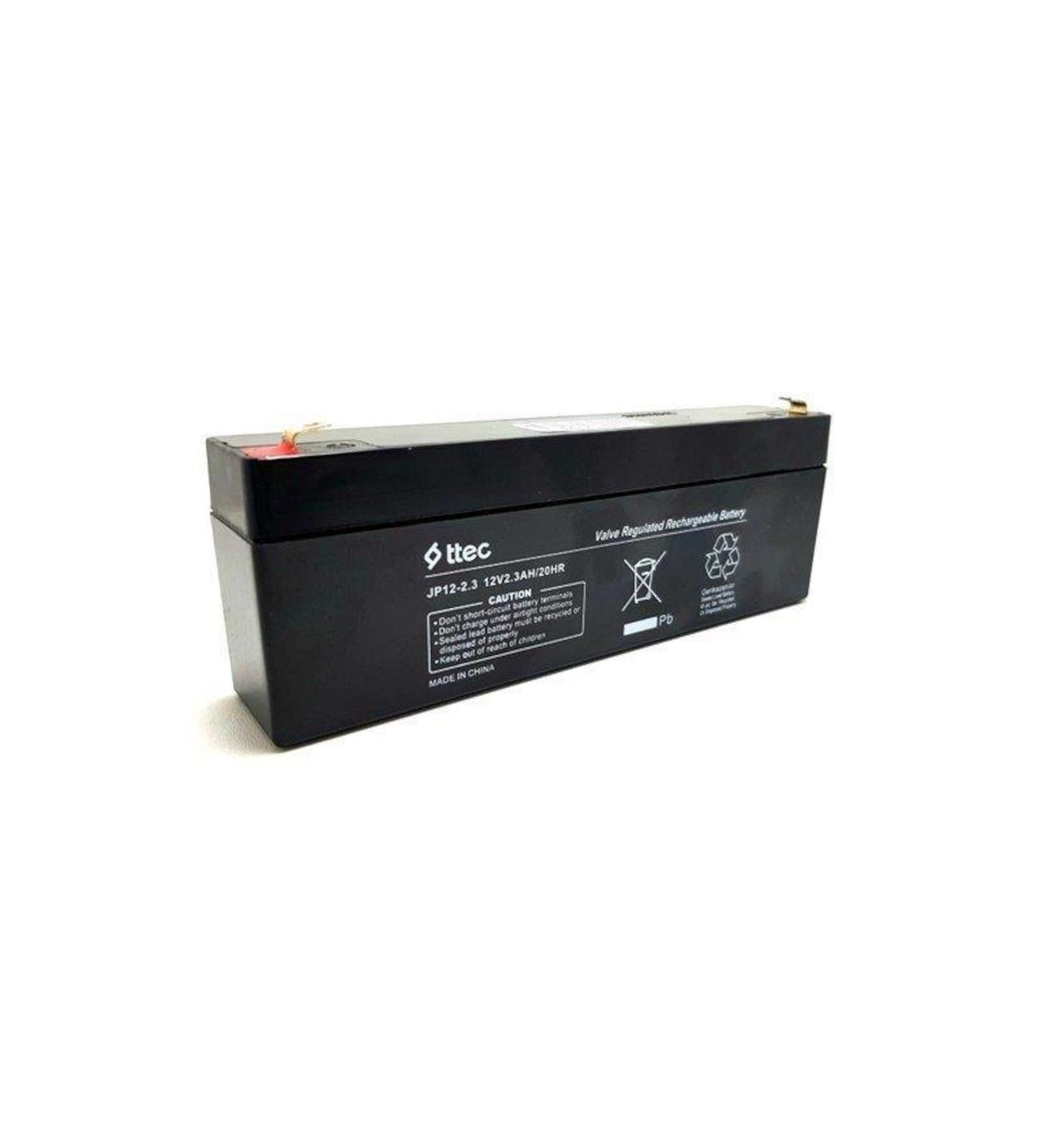 12 VOLT 2.3 AMPER YATAY AKÜ TTEC-178*35*60 mm-