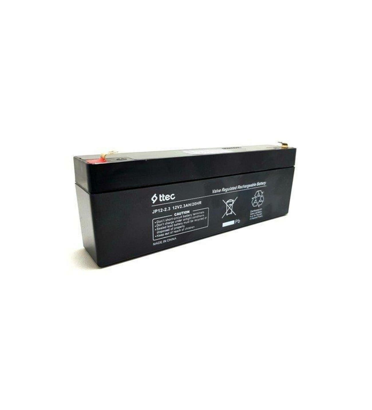 12 VOLT 2.3 AMPER YATAY AKÜ TTEC-178*35*60 mm-