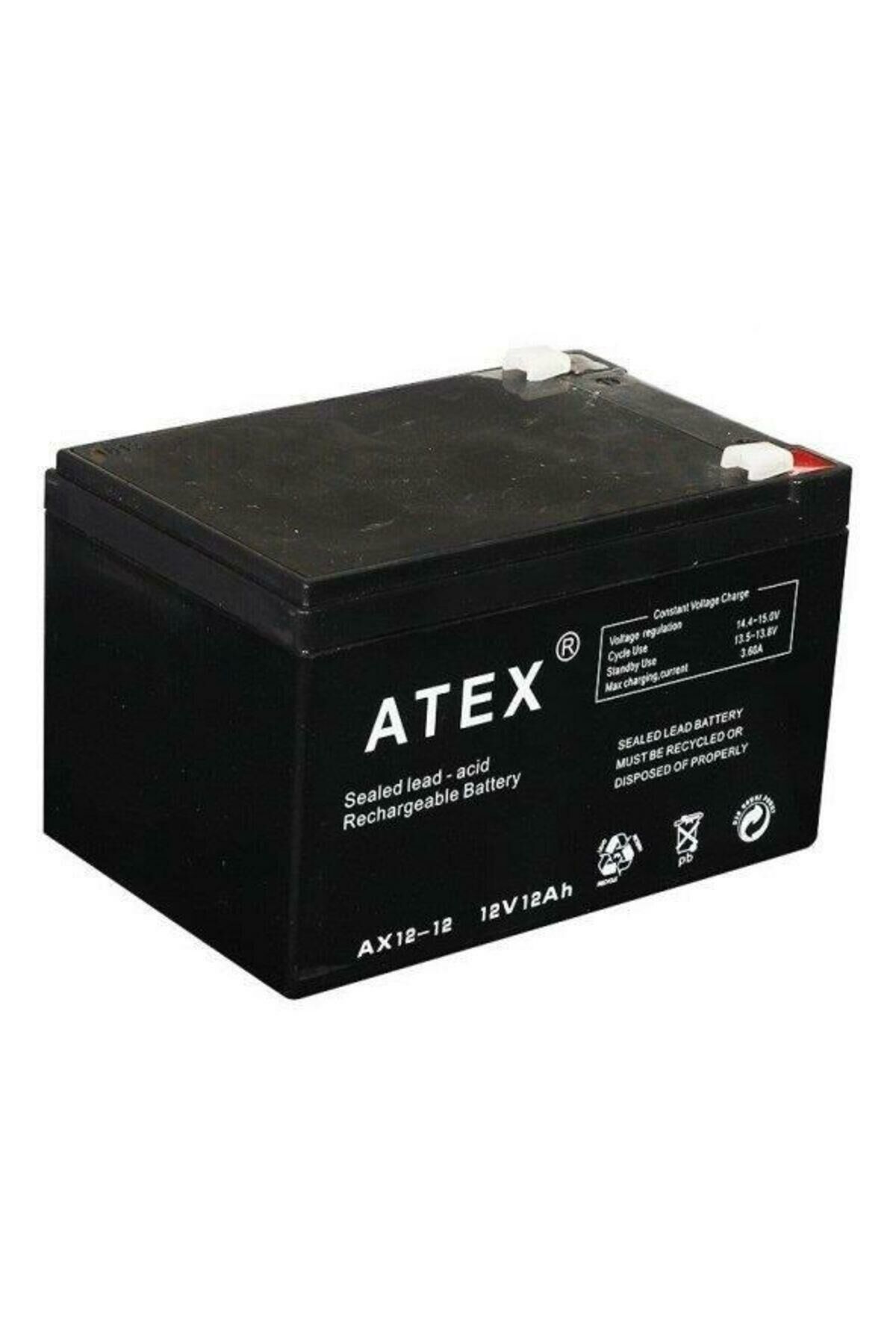 12 VOLT 12 AMPER AKÜ ATEX 151x98x95