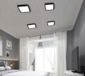 CATA CT-5236 18 WATT KARE SIVA ÜSTÜ LED PANEL METAL SİYAH KASA BEYAZ IŞIK