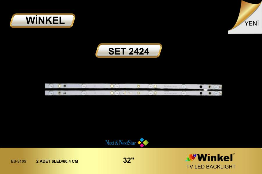 TV LED BAR -2424-TAKIM 2Lİ-LB-PF3030-CJ323X6DT30-32DT302X6-L4T34V5Z-X-32017,-WİNKEL