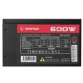 RAMPAGE RMP-600-80P 600W 80PLUS BRONZE 12CM FAN POWER SUPPLY