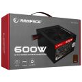 RAMPAGE RMP-600-80P 600W 80PLUS BRONZE 12CM FAN POWER SUPPLY