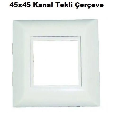 KABLO KANALI 1 Lİ ÇERÇEVE 100X50 KANAL İÇİN MUTLUSAN