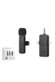 HADRON HDX2781 TYPE-C+IPHONE+AUX  KABLOSUZ 2 Lİ YAKA MİKROFONU
