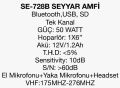 FAV SE-728-BT-USB TEK KANAL 1 EL 1 YAKA+KAFA SEÇENEĞİ 50 WATT ŞARJLI SEYYAR ANFİ