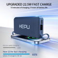 HEPU HP-267 30.000 mAh Kendinden Kablolu Powerbank – 22.5W Hızlı Şarj + LED Göstergeli