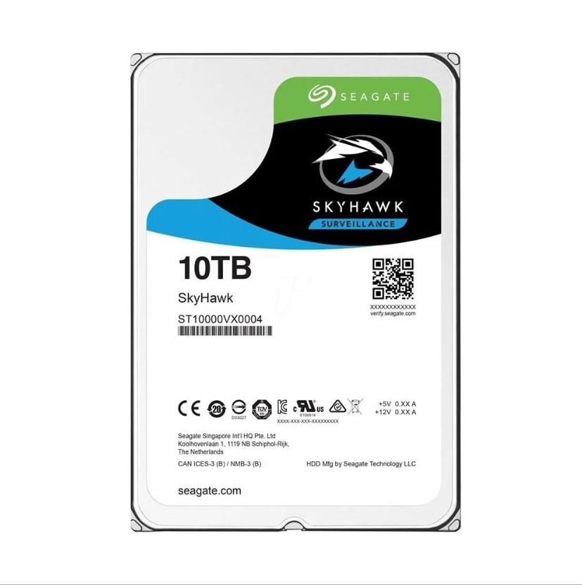 10 TB Seagate 3.5'' Skyhawk 7200Rpm 256Mb Sata 3.0 St10000Ve0008 Harddisk