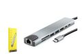 HADRON HDX7841 TYPE-C TO HDMI + LAN + 2TYPE-C + 2USB 3.0 + TF + SD