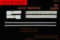 TV LED BAR -2342 2 Lİ ÇUBUK-32LV3400-C509-ELED299-WİNKEL