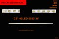 TV LED BAR-2401 1 Lİ ÇUBUK-80 LED 72 CM SSC5630-8S5P-LUCK-120601A SLİM LED-ELED298-WİNKEL