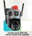 O-KAM 4445 WİFİ 10X OPTİK ZOOM 2 LENS 3 GÖRÜNTÜ ZOOM PTZ KAMERA