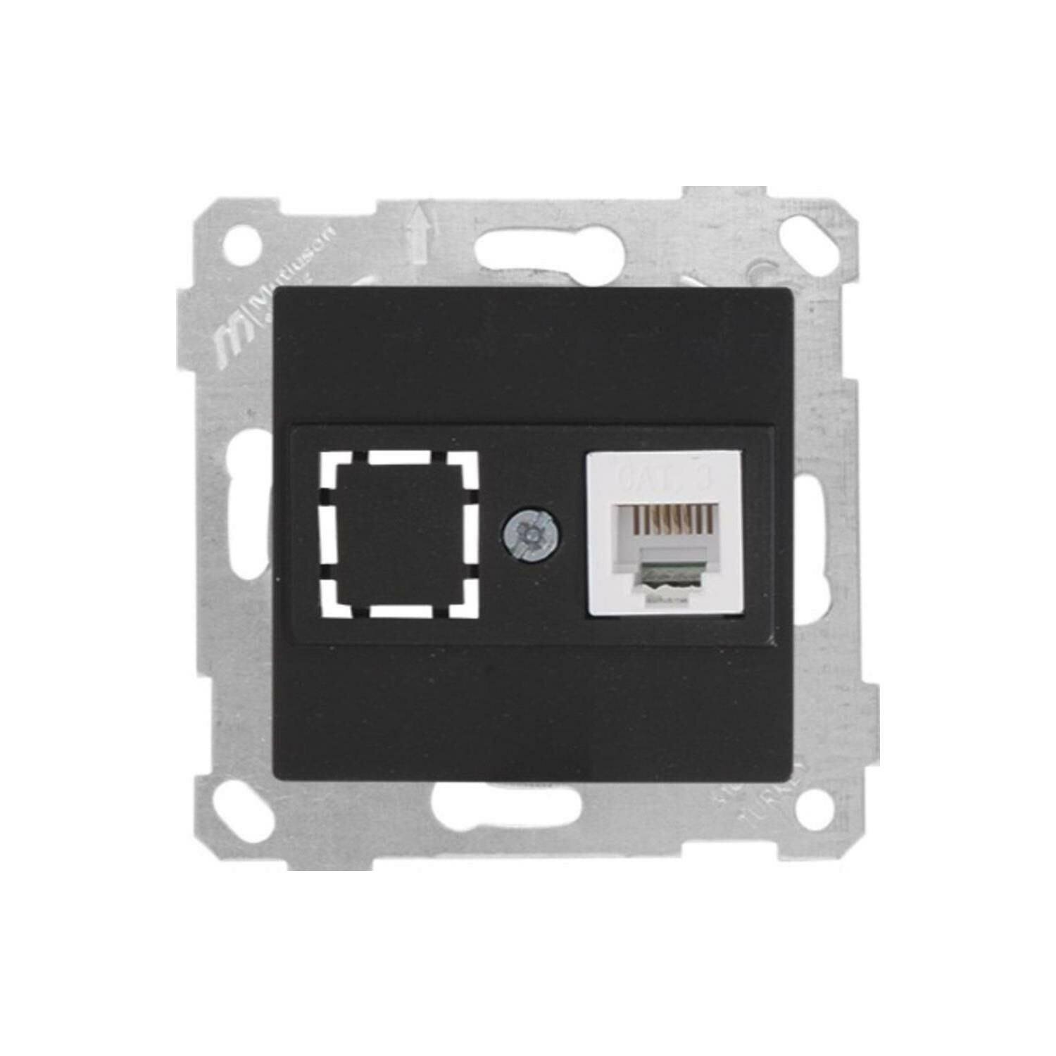 MUTLUSAN RİTA SIVA ALTI TELEFON PRİZİ SİYAH - 22001250184