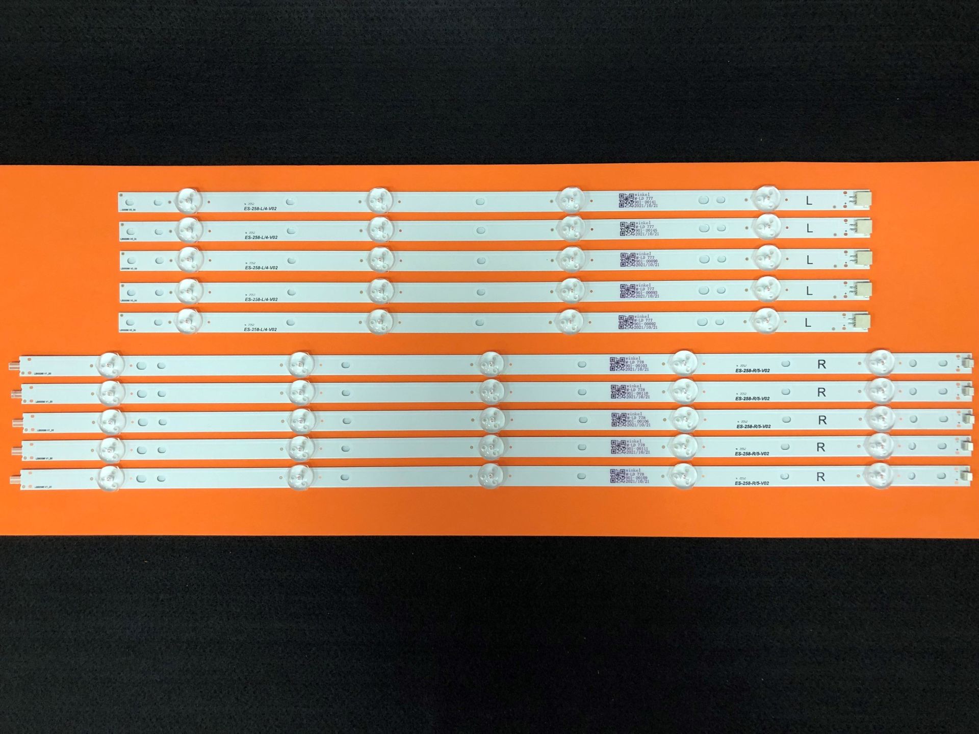 TV LED BAR -2066 TAKIM 10 LU-50PUS6503,50PUS6703,50PUS7303,TPT500U1-C479-480-E258-WİNKEL