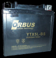 12 VOLT 5 AMPER ORBUS MOTOSİKLET AKÜSÜ-ÖLÇÜLER 114*71*106 mm - 1,7 kg.YTX5L-BS